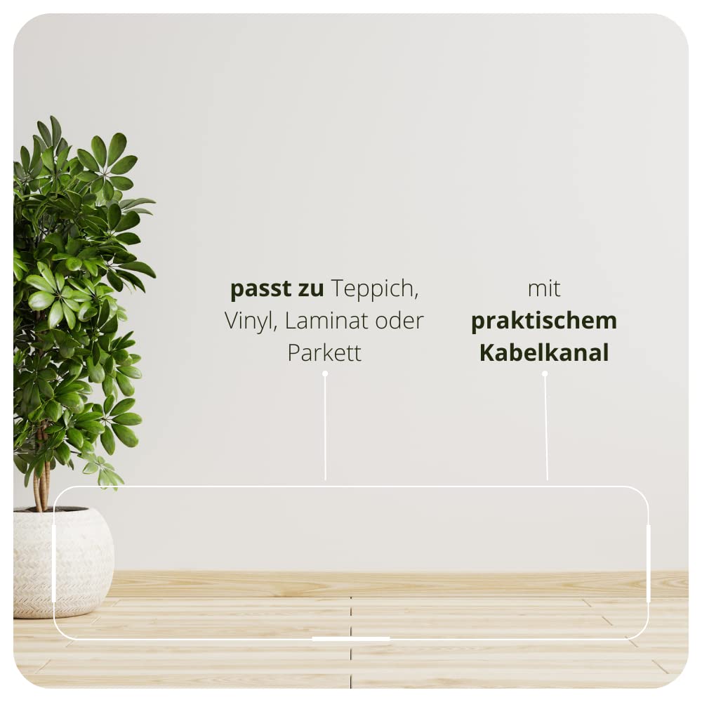 REESE Sockelleisten Alt-Berliner Profil Fichte, 40mm Höhe, 230 cm