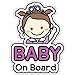 BSL Baby on Board Autocollant et décalcomanie (Princess) – Autocollant pour pare-chocs de voiture – Autocollant bébé dans la voiture – Autocollant mignon pour voiture