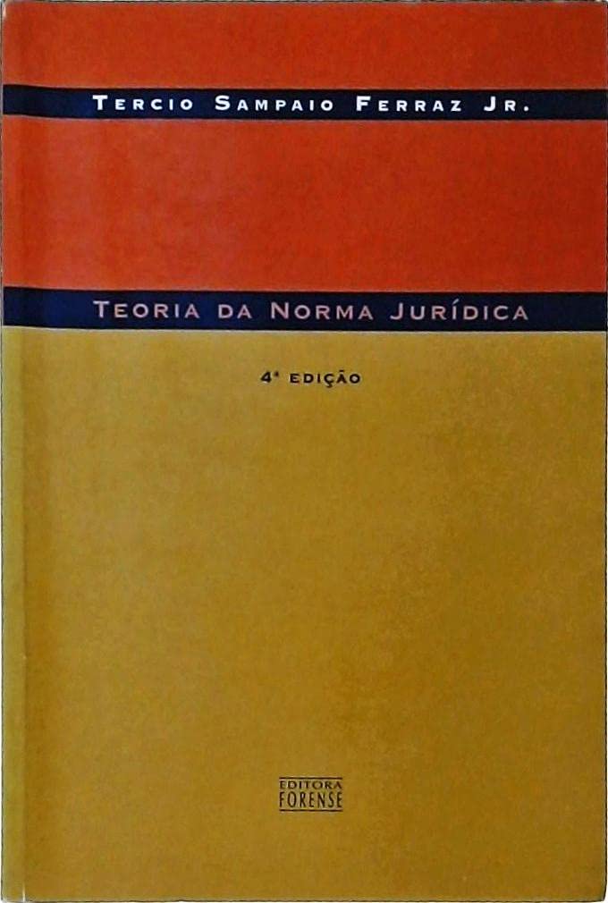 Capa de Teoria da Norma Jurídica