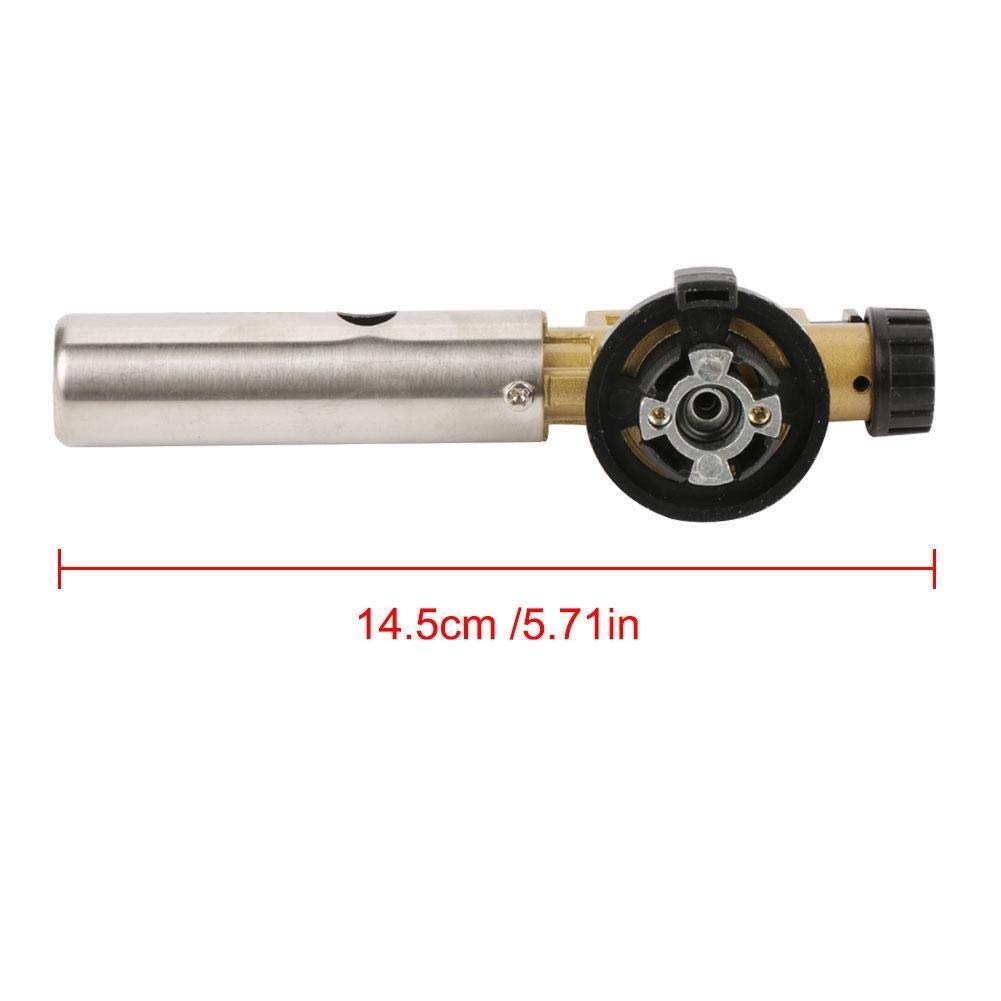 KSTE Saldare Pistola Butano, Cucina portatile professionale di cottura a gas butano culinaria del cannello for saldare barbecue Fiamma pistola