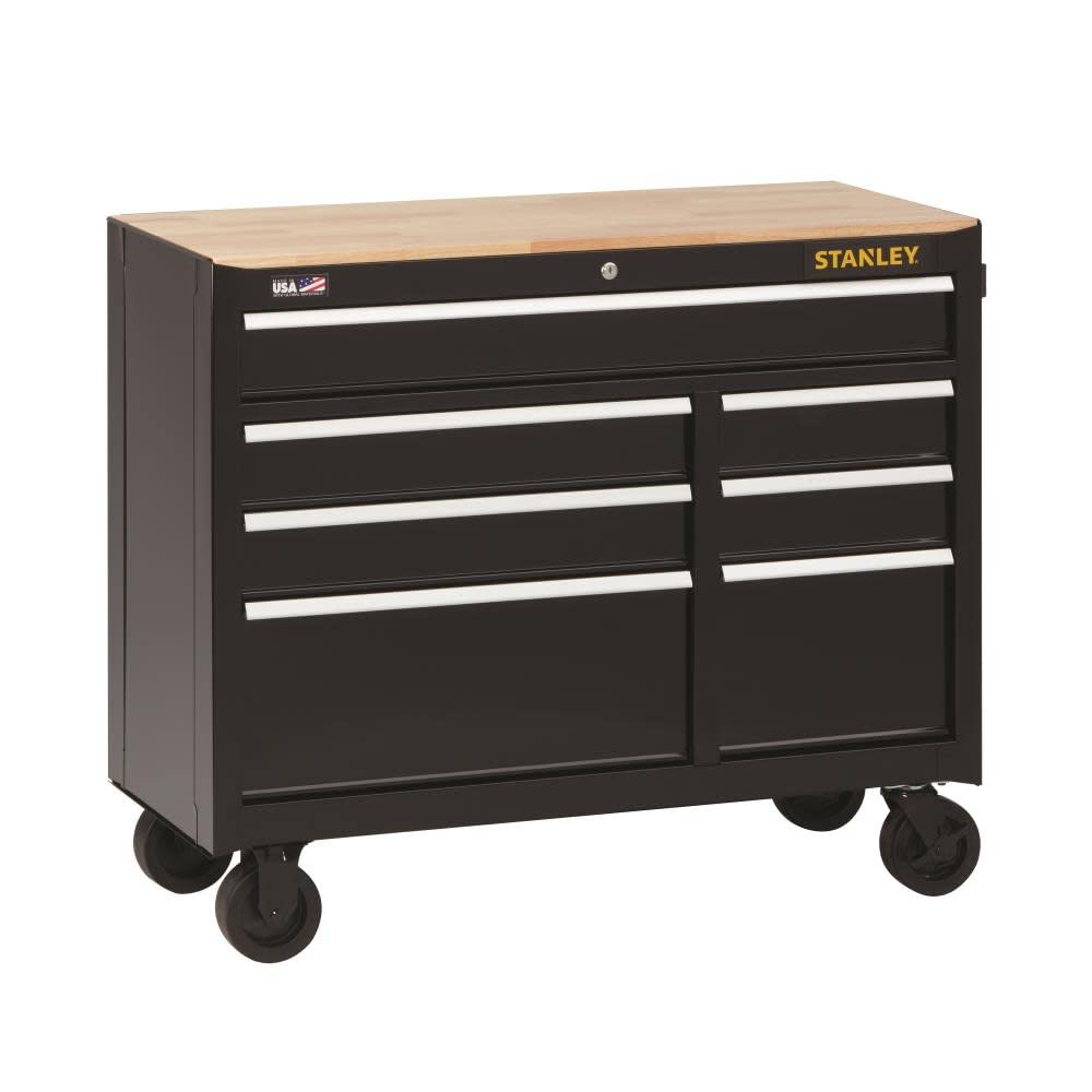 Stanley 300S 41IN 7DRW Mobile WRKBNCH-Black