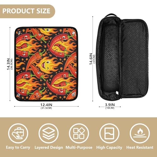 2-in-1 Estuche de Viaje para Rizadores con Tapete Resistente al Calor Removible y Accesorios para Peinados miniatura 4