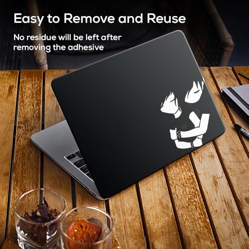 Image of Galaxsia Boy and Girl Top+Wrist Pad Vinyl Laptop Skin /Sticker /Cover Upto 15.6 Inches Laptops Laminated-Removable-HD Quality Compatible for Hp-Dell-Sony-Lenovo-Asus etc.(15x10 Inches)