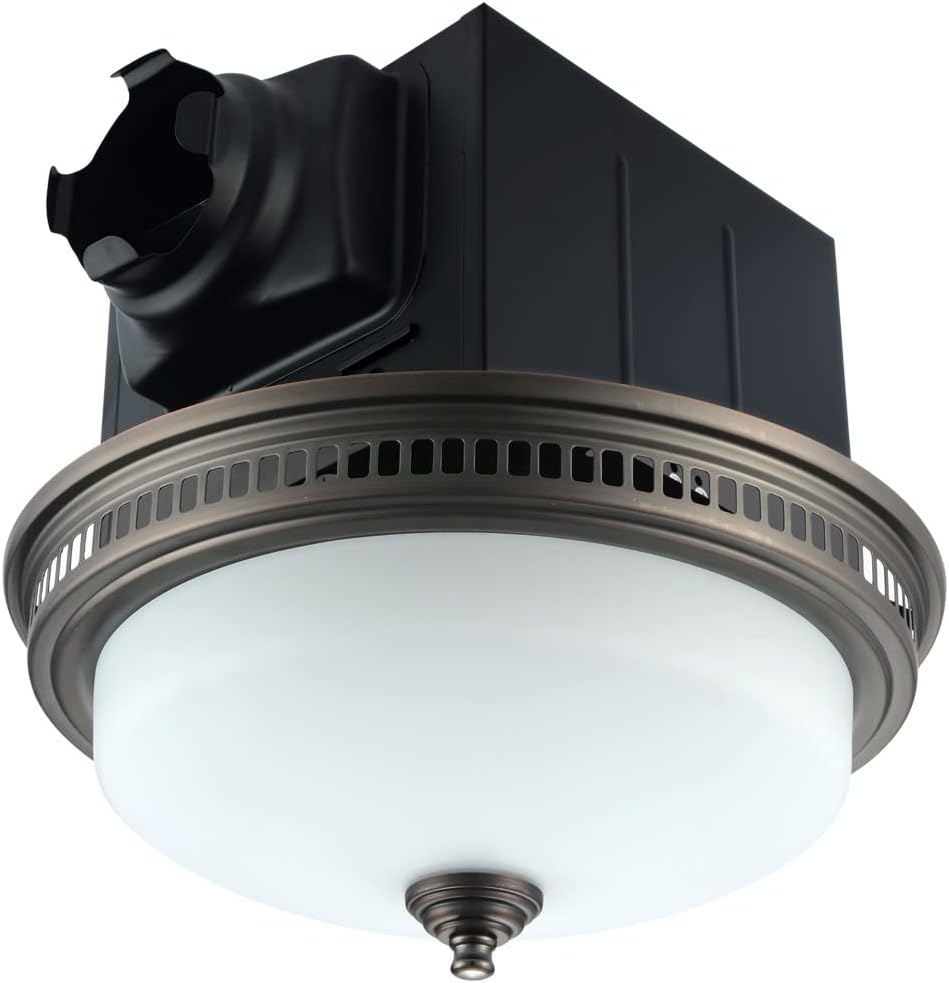 Hunter 83002 Sona Decorative Bathroom Ventilation Exhaust Fan Night
