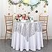 ShiDianYi 50''x50'' Square Silver Sequin Tablecloth Select Your Color & Size Can Be Available ! Sequin Overlays, Runners, Gatsby Wedding, Glam Wedding Decor, Vintage Weddings