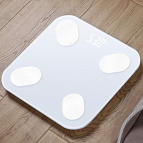 Báscula digital para baño con análisis corporal y pantalla LCD miniatura 4