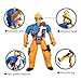 SCAHOW 8 Pieces Firefighter Action Figures, Frefighter Toys for Boys Girls Kids, Fireman Toy Figure & Playsets with Accessories, Great for Gift Party Decoration Christmas Stocking Stuffers