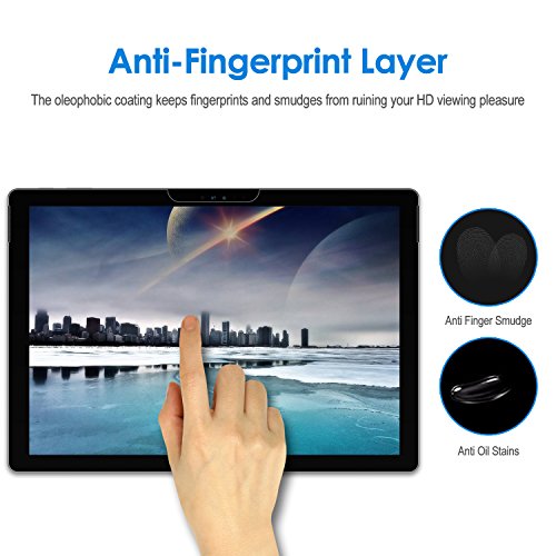 Jetech Screen Protector For Microsoft Surface Pro 6/5/4, Tempered Glass Film #TOP6