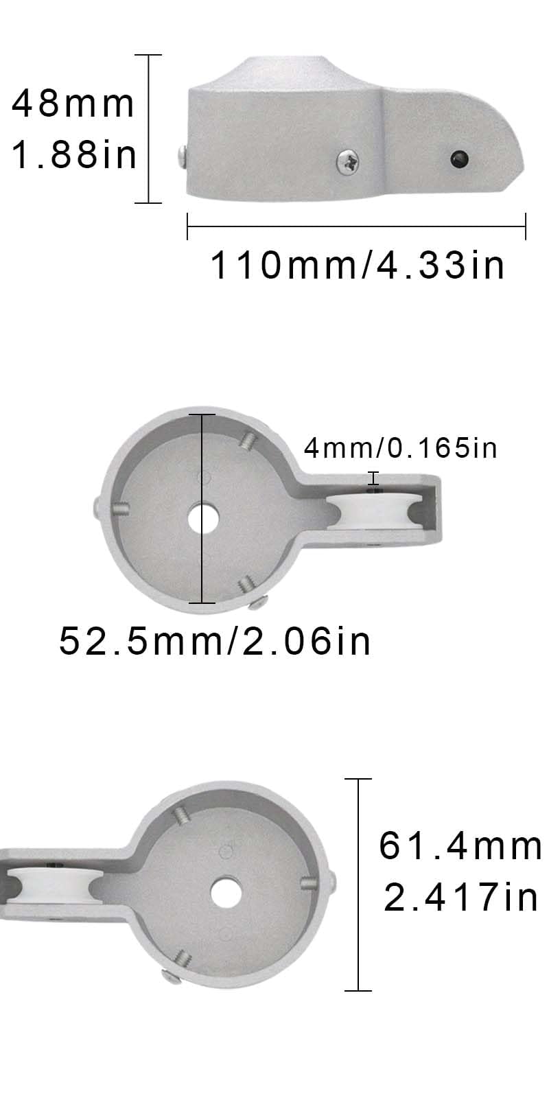 Camion Asta Bandiera, Accessori Asta di Bandiera Pesanti, Gancio Palo di Bandiera Camion, Puleggia per Pennone, Set di Accessori per Pennoni, Accessori per Asta portabandiera, con carrucola