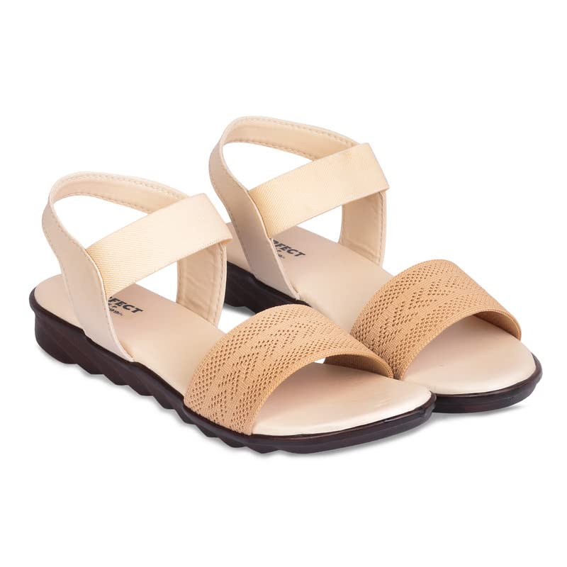 Image of Womens Stylish Fashion Fancy & Office wear Sandals, Comfortable Casual Open Toe Flats Slipper for Women's /Girls, Durable Design, Suitable for Summer & Winter, Wedges Sizes 3UK - 8UK