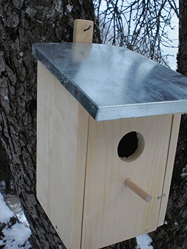 Dekorativer (N6) Nistkasten Zinkdach Groß-Vogelhaus-Vogelhäuschen-sauberste Verarbeitung-Vogelhaus Garten Deko – Bild 3
