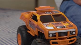 SUPER TRUCK リモコンカー オレンジ色 Amazon.com: Monster Truck with Lights & Sounds, Motorized
