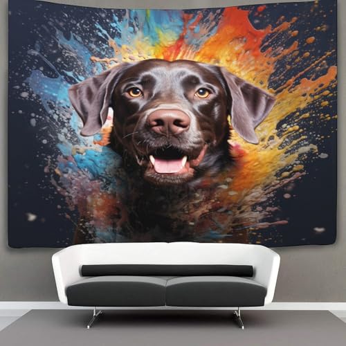 Poster mural labrador décoration d'intérieur en polyester de salon - 3