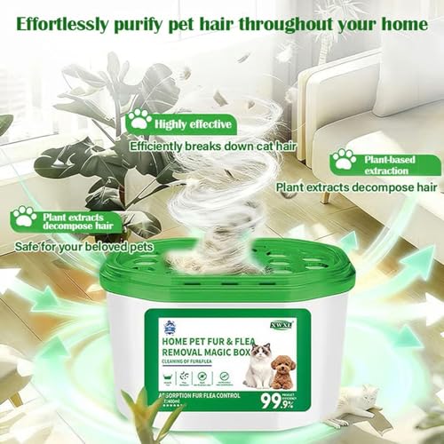 Home Pet Fur & Odor Removal Magic Box, 400ml, 2 piezas miniatura 6