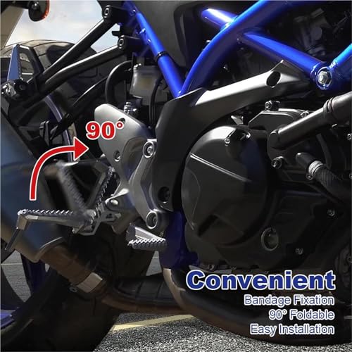 Supports d'abaissement repose-pieds pilote alu robuste SV 650 - 7