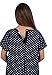 My Bella Mama Smart Hospital Delivery Gown (L/XL, Navy Polka Dot)