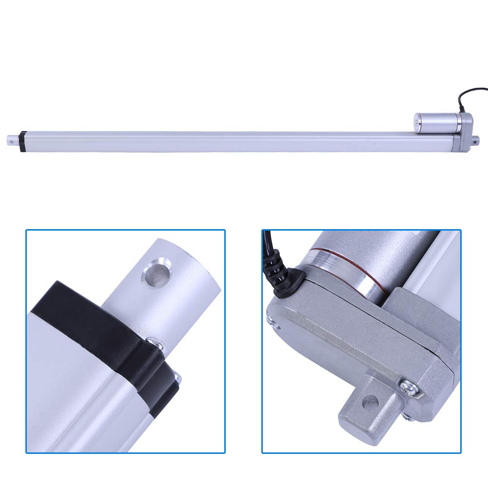 Actionneur linéaire 12 V Force 1500 N Course 200–750 mm Moteur de putter électrique multifonction pour télécommande (750 mm)