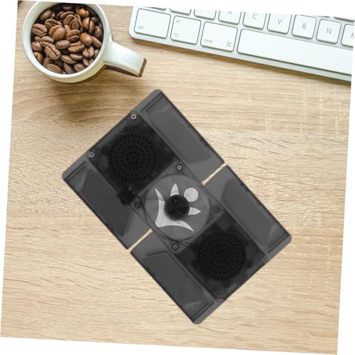 Base refrigerante portátil plegable para laptop con doble ventilador miniatura 4