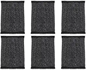 Tidy Home Steel Scrub - Kitchen Scrub Stainless Steel Utensil Dish wash, Black Steel Scrubber Pad (Pack of 6)