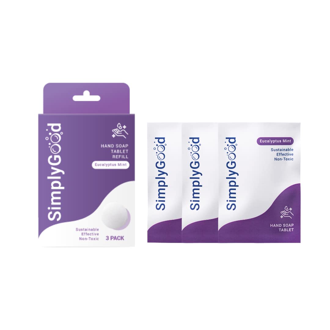 SimplyGood Foaming Hand Soap Refill Tablets (Set of 3