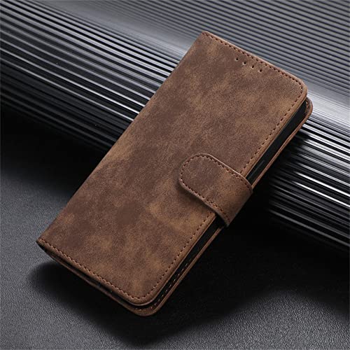 Étui portefeuille cuir iPhone 13 Mini marron protection écran intégrale