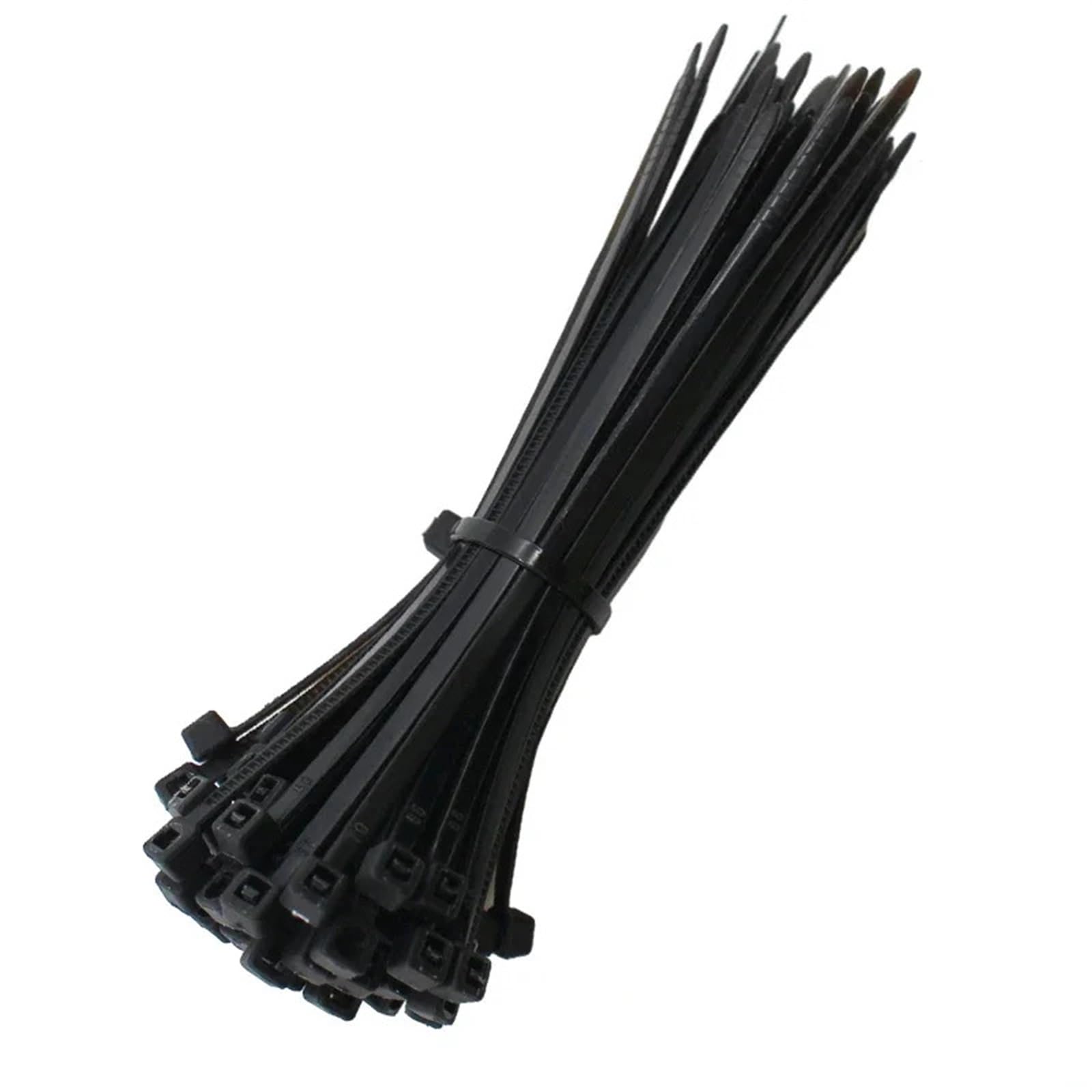L6nqiag 3X100 Width 1.8Mm Nylon Cable Ties Self-Locking Plastic Nylon Cable Tie 100 Pieces Black 5X300 Fastening Ring(3X100 Width 1.8Mm)