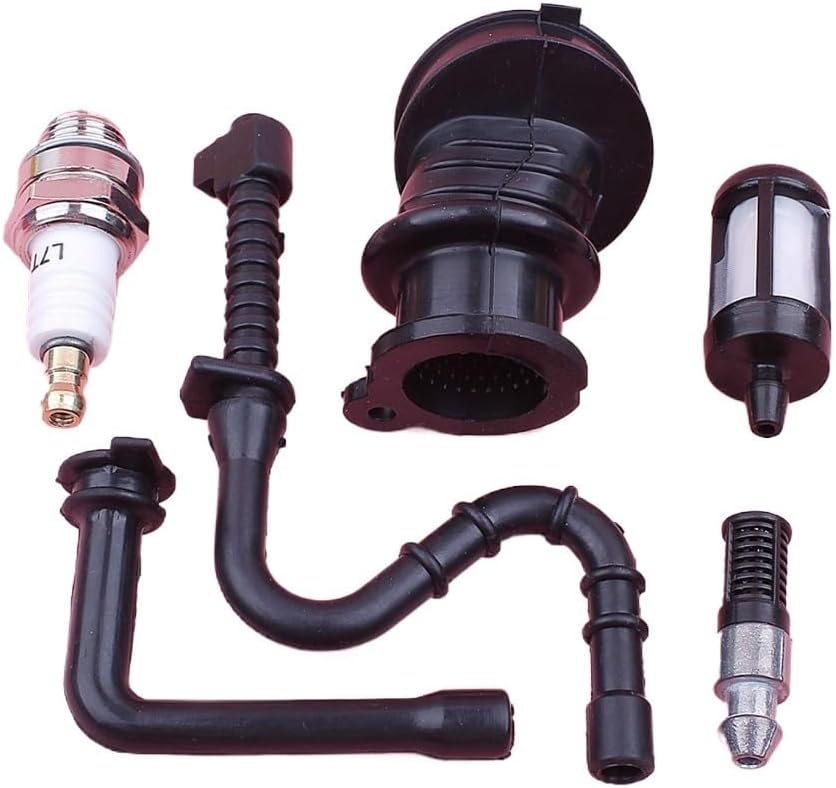 Fuel Oil Line Hose Manifold Spark Plug Fit For MS361 Chainsaw Spare Replacement Part
