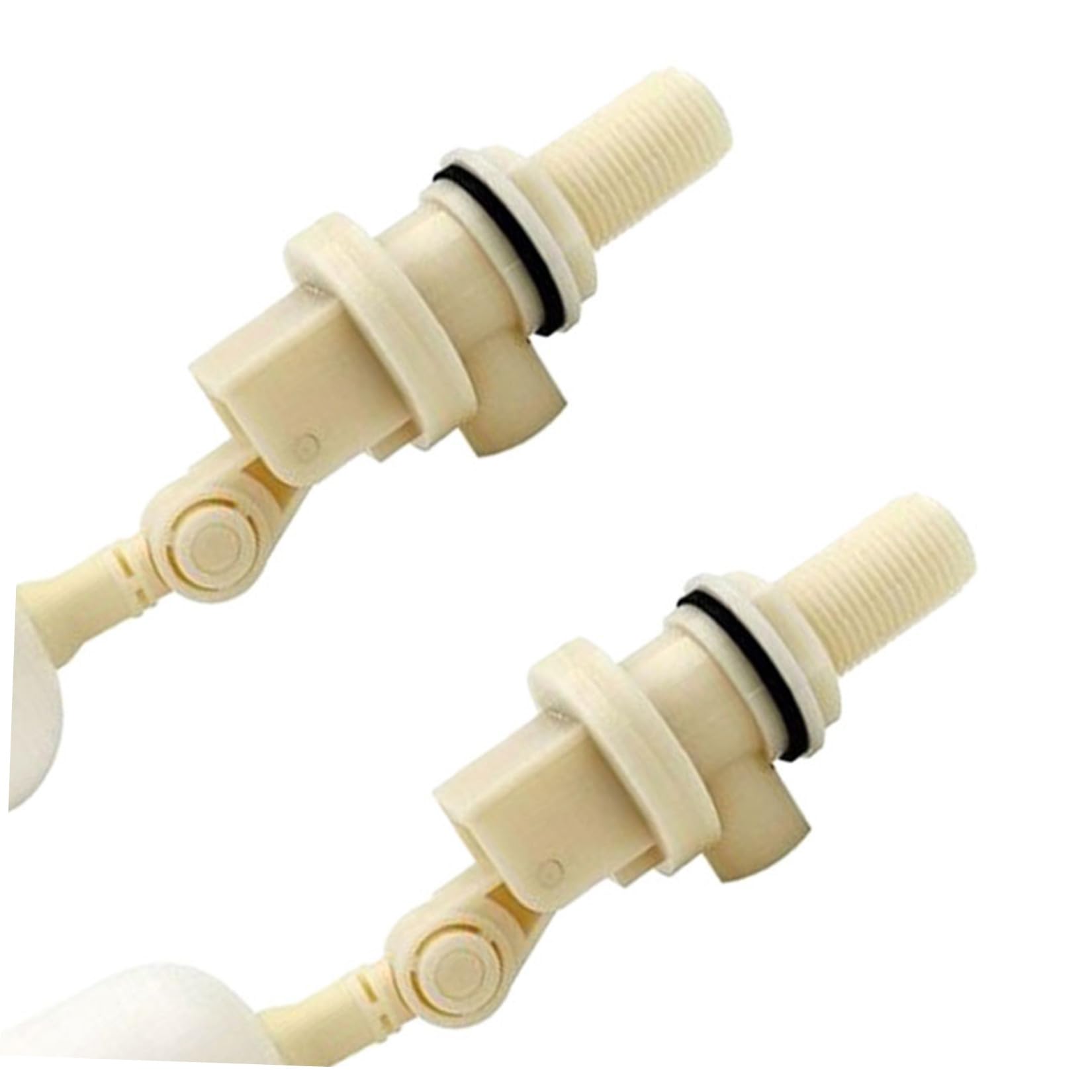 HEALLILY Valvola Galleggiante in Plastico Beige 2 Controllo Automatico del Acqua per Ciotola da Bere per Abbeveratoi di Cavalli e Pecore