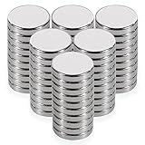 Anpro 60 x Neodym Magnete Mini Magnete Rund klein Magnete für Pinnwand, Magnettafel, Kühlschrank, 10x2 mm