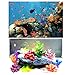 ZXSWEET Artificial Coral, Multicolor Fake Coral for Decor Aquarium, 6 Counts