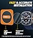 (3 Pack) Orzero Tempered Glass Watch Screen Protector for Samsung Galaxy Watch 8 Ultra 2025/Samsung Galaxy Watch 2024 47mm, Protector De Pantalla with Auto Alignment Tool 9 Hardness High Definition Anti-Scratch Bubble Free