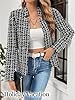 Casual Blazer Jackets for Women Black Old Money Cl... #2