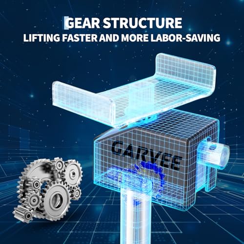Image of Garvee RV Slide Out Support Jacks (Set of 4) - 20,000lb Heavy Duty Rv Stabilizer Jacks Support, 21 inch-49 inch Quick-Lift Adjustable - Power Drill & Hand Crank Compatible for Campers, Travel Trailers & RVs