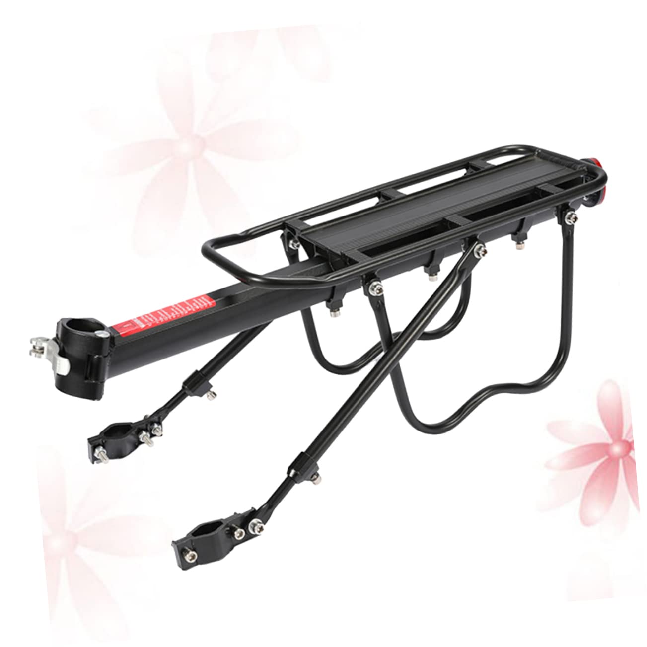 WOONEKY Tylny Bagażnik Rowerowy Bagażnik Na Rower Górski Tylna Podstawka Uchwyt Na Rower Bagażnik Rowerowy Tylna Półka Rowerowa