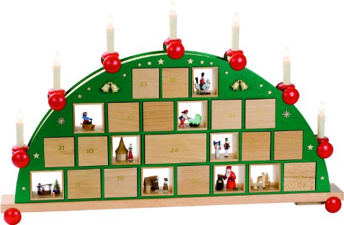 Richard Glaesser Erzgebirge Candle Arch Advent Calendar