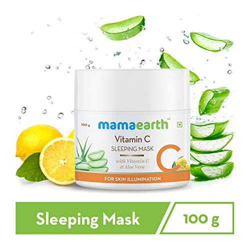 Mamaearth Vitamin C Sleeping Mask, Night Cream For Women, for Skin Illumination - 100 g - Image 2