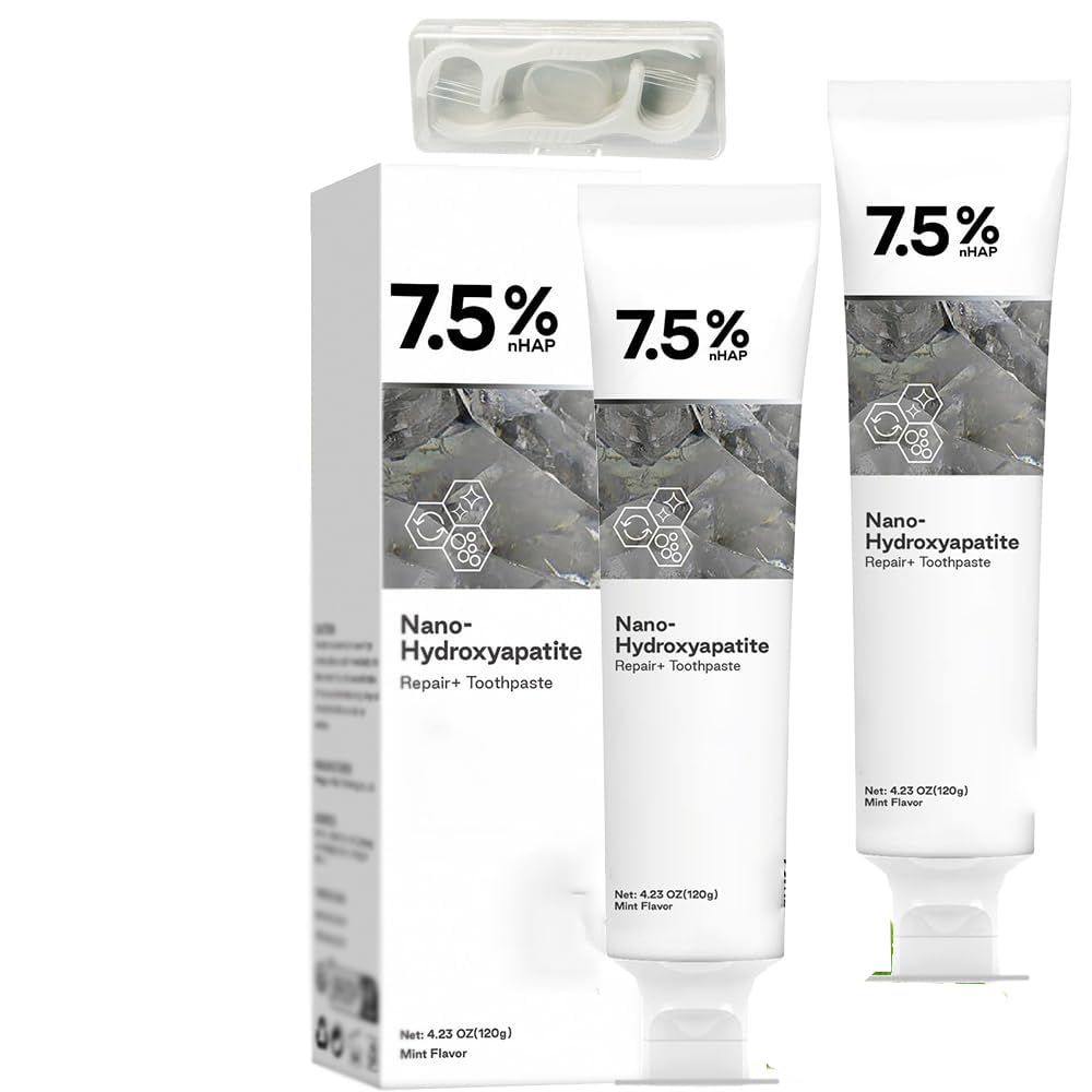 Jonissi Hydroxyapatite Toothpaste,Nano Hydroxyapatite Repair & Protect Toothpaste, 7.5% Fluoride-Free Hydroxyapatite Enamel Repairing Breath