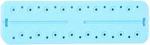 Miniatura 26 de Soporte para herramientas de medición Endo Block File Ruler, instrumentos de medición profesionales, utilizados en medición (azul oscuro) Azul