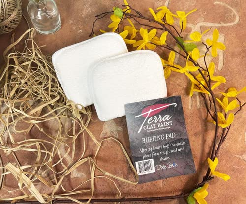 Dixie Belle Buffing Pad - 2 Pack | Buffing Pad for Wax on DIY Projects | Square Buffing Pad for Finishing DIY Projects
