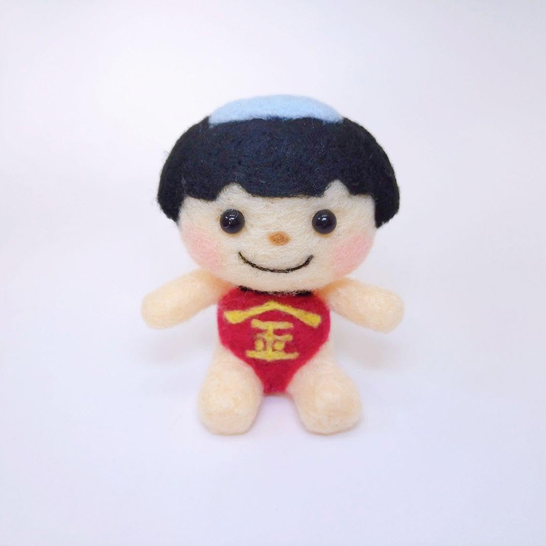 Amazon | 早割中「金太郎と鯉のぼり(赤)」 羊毛フェルト こどもの日 五