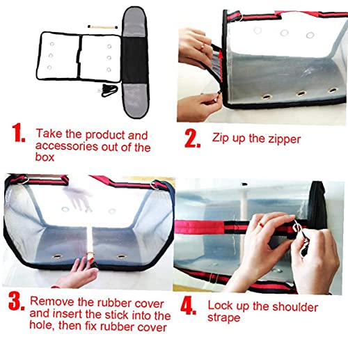 Lichtgewicht vogeldrager, vogel reiskooi papegaai papegaaien reiskooi ademende huisdier vogels tas rugzak met… - Afbeelding 6