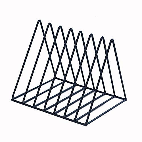 Vi.yo. Metal Documents Organizer - Organisateur de Bureau pour Les Documents, journaux, Magazines, Notes (Noir)