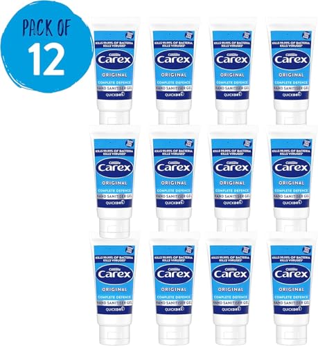 Hand Sanitiser Gel 50ml – Pack of 12 Travel Bottles | 70% Alcohol Antibacterial Hand Gel | Fast-Drying Pocket Hand Cleaner for Home, Work, Car, School & Travel - Bulk Pack of 12 - Image 4