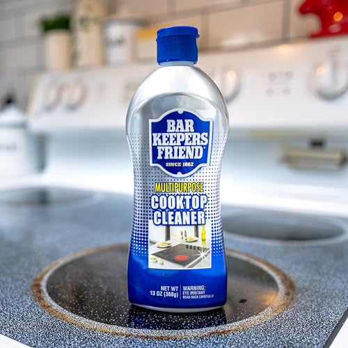 Bar Keepers Friend Cooktop Cleaner (2 X13 Oz) + Scraper - Multipurpose Liquid Stovetop Cleanser, Safe For Use On Glass & Ceramic Cooking Surfaces thumb #3