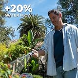 5/8' x 100 ft Heavy Duty Retractable Garden Hose Reel by HOZEREEL, Outdoor Garden Hose Reels - Self Retract Wall Mount Hose Reel Automatic Storage, Any Length Lock, 10 Pattern Nozzle