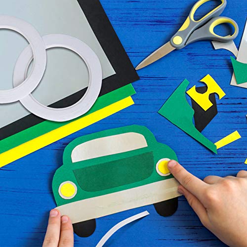 Kesote 5 Rolls Double Sided Tape For Crafts Scrapbooking, 1/8" Thin Double Sided Adhesive Tape, 82Ft Per Roll #TOP3