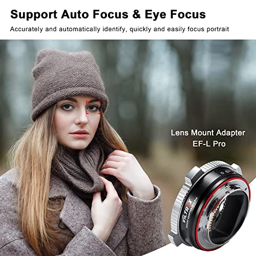 VILTROX EF-L Pro Lens Adapter Auto Focus Lens Mount Adapter Ring Adapter with Security Lock Compatible with Canon EF/EF-S Lens to L Mount Camera Leica SL2/Lumix S1 S1H S5/Sigma fp L - Image 3