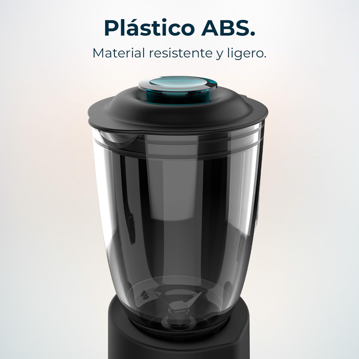 Cecotec Batidora de Vaso Power Black Titanium 2000MAX Mix Go. 2000W Potencia Máxima, Acacados en Acero Inoxidable, Cuchilla con Recubrimiento de Titanio Negro, Capacidad 1,5L - 5