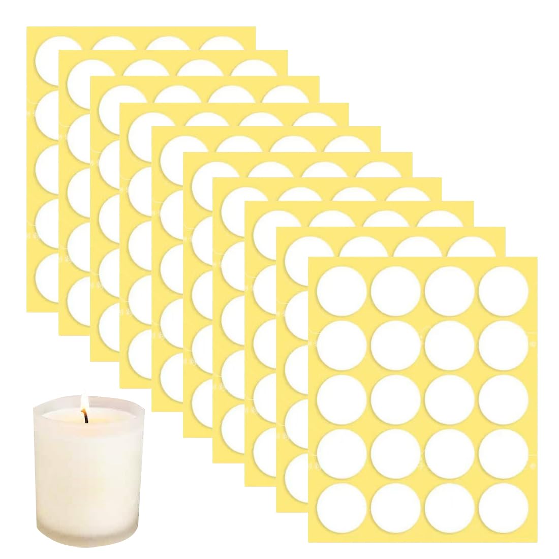 Étiquettes Autocollantes - Lot De 160 Autocollants à écrire, étiquettes