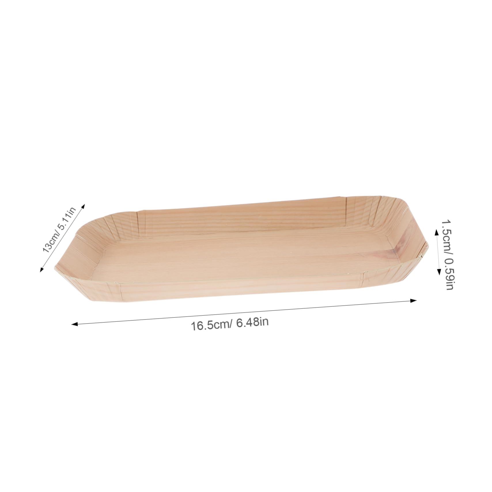 VINTORKY 10Pcs Disposable Snack Serving Plates Paper Treat Trays for Festivals Parties Gatherings Fun and Practical Dinnerware for Cakes Chips and Treats